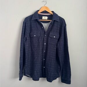 The Normal Brand Blue Button-Up Shirt